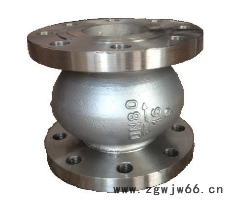 消声止回阀 **不锈钢直通式单向止回阀图3