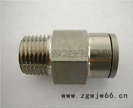 304不锈钢快插接头螺纹直通PC8-02（耐高温耐腐蚀）全规图3