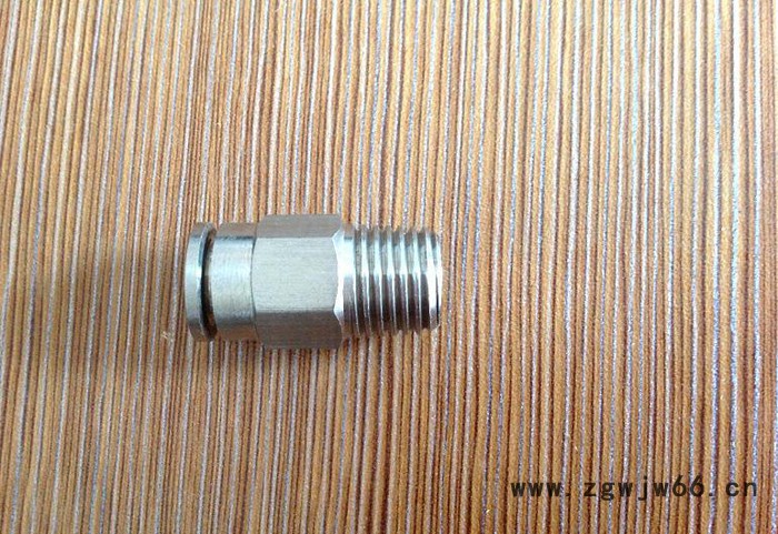 304不锈钢快插接头螺纹直通PC8-02（耐高温耐腐蚀）全规图2