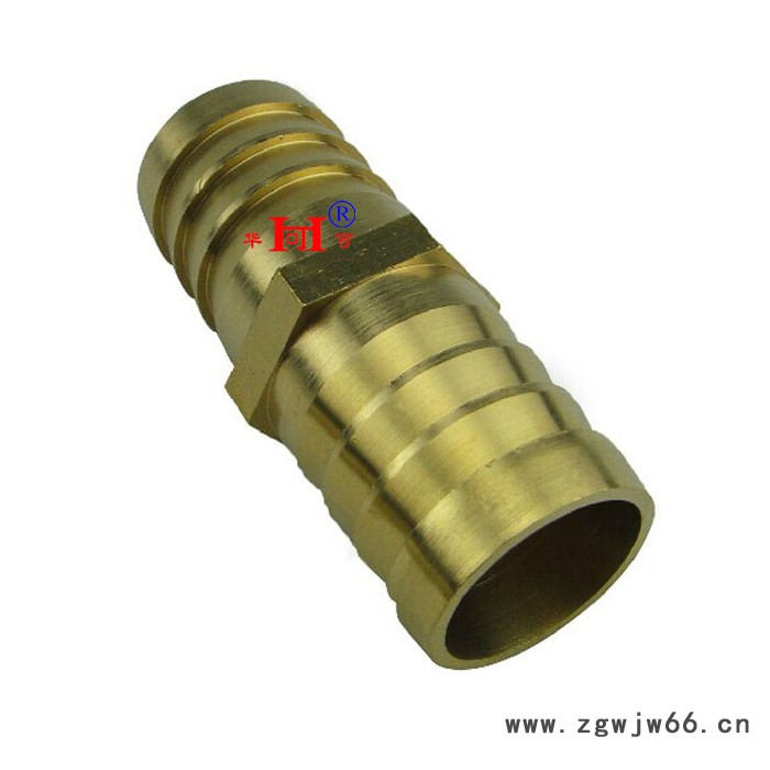 直通宝塔接头 一字宝塔 铜接头 水管接头 水暖管件 一字直通图2