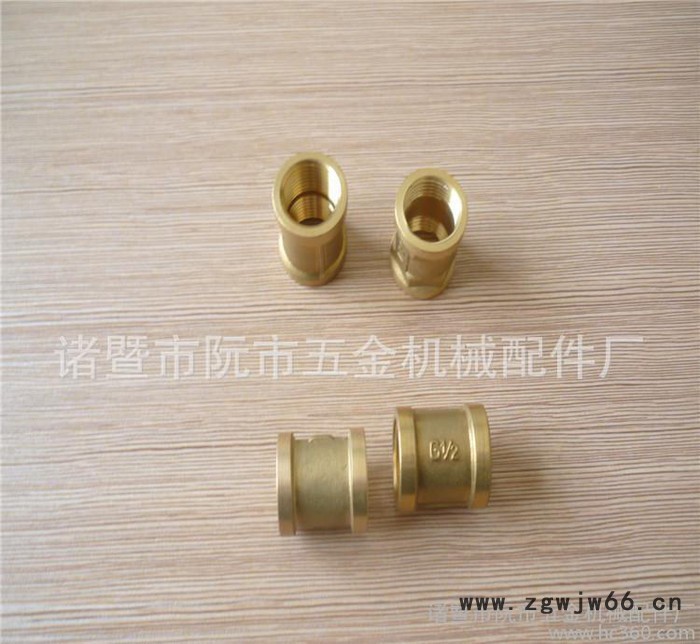 铜管古 内丝对接直通 水暖配件 铜接头图2