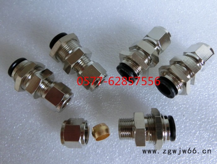 全铜镀镍 YPF-B内螺纹直通快插接头 内丝1/8转10 金属接头，耐压耐高温图3