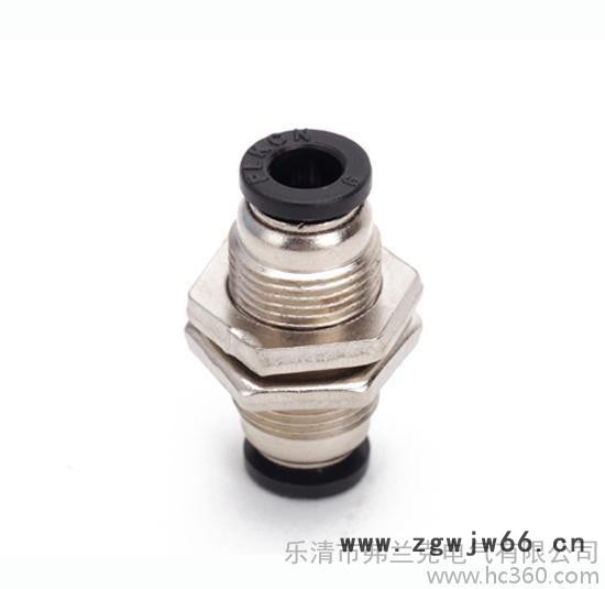 供应弗兰克气动接头，隔板直通LPM-4，快速接头图3