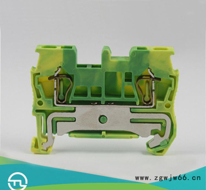 JUT3-1.5PE接地弹簧轨道式端子 快速接线直通型弹簧端图2