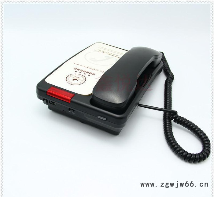 酒店大堂一键服务电话总机 定印大面板LOGO座机 9803提机直通总台图2