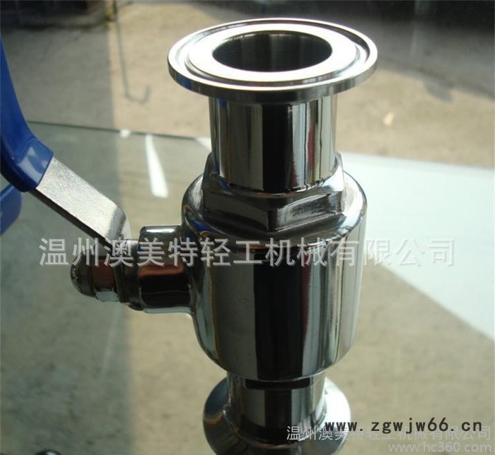 高品质,低价格,直销不锈钢304卫生级快装直通球阀,卡箍式球图1