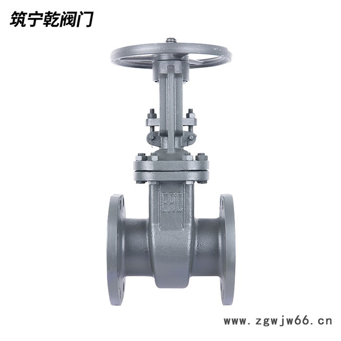 筑宁乾 法兰闸阀 Z41-16C 常温直通式俄标闸阀dn100 手动明杆阀门图4