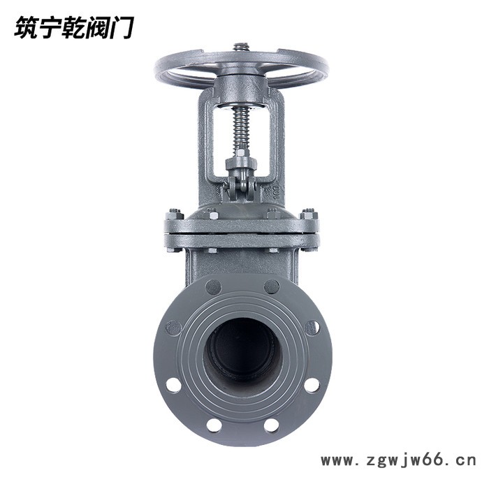 筑宁乾 法兰闸阀 Z41-16C 常温直通式俄标闸阀dn100 手动明杆阀门图5