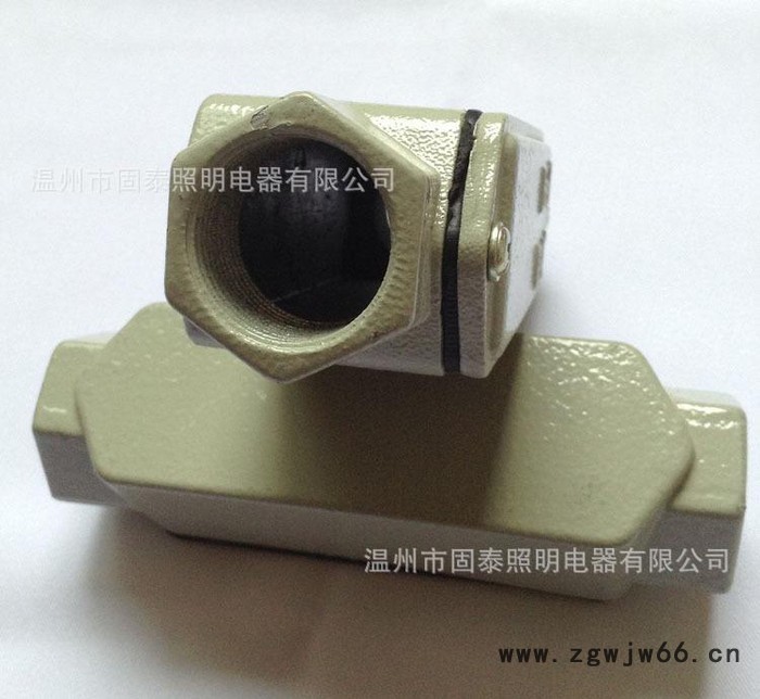 防爆穿线盒三通 四通 角通 直通 防爆弯头 DN20 3/4图2