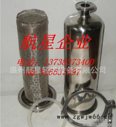 不锈钢卫生级快装管道过滤器，直通过滤器（10英寸）图3