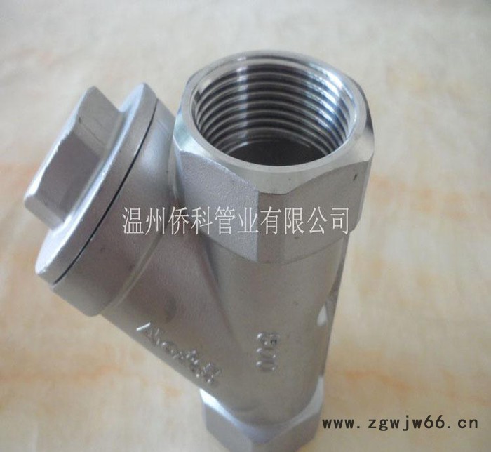 QIAOKE侨科不锈钢Y型止回阀升降式静音式旋塞式直通式直销价图2