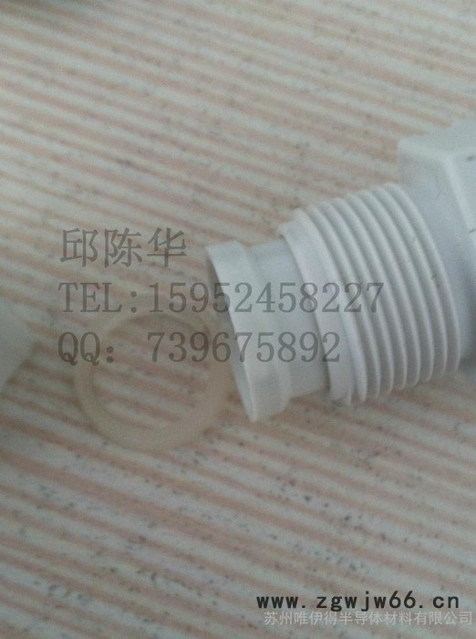 PP1/4NPT-6mmOD直通接头/PP卡套接头/塑料接头/化工管道配件/设备配件图3