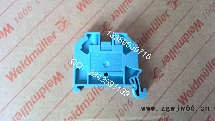 原装**魏德米勒直通型蓝色端子SAKDU 2.5N BL  1525940000图3