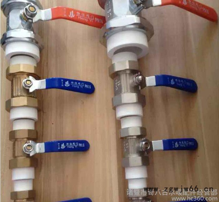 PPR双活接球阀 手动直通水管阀门 20至63规格齐全图3