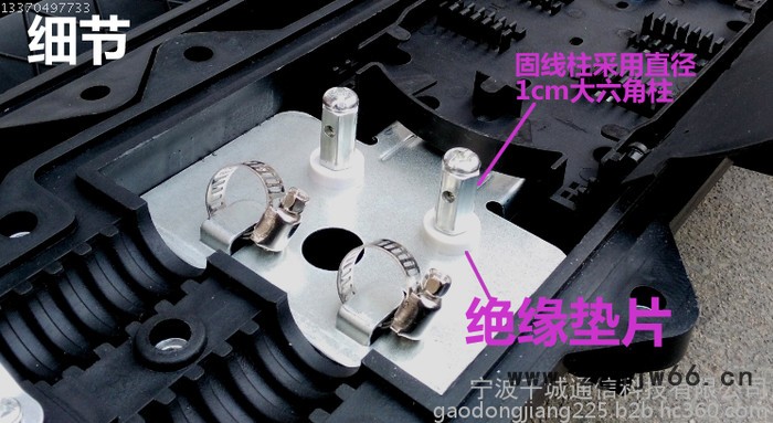 出口原装卧式直通式二进二出光缆接续盒 室外光缆接头盒24 48芯 96芯帽图2