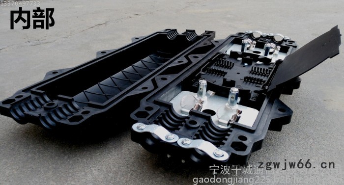 出口原装卧式直通式二进二出光缆接续盒 室外光缆接头盒24 48芯 96芯帽图3