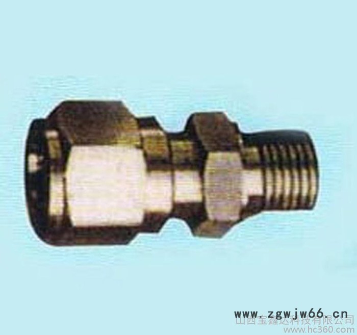 供应卡套式端对接直通管接头 GB3754.1-83图2