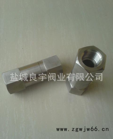 LNG天然气直通式内螺纹高压单向阀/止回阀