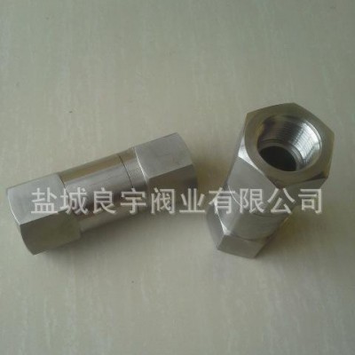 LNG天然气直通式内螺纹高压单向阀/止回阀
