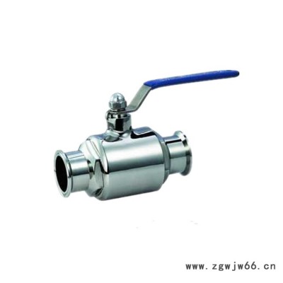 上海阀门促销卫生级不锈钢316镜面卡套式快装直通球阀