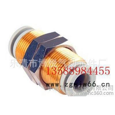 气动快插接头快换接头等径隔板直通接头KQ2E10-00