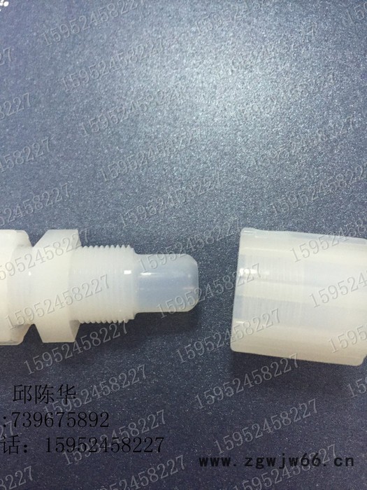 苏州唯伊得pfa接头**，使用寿命长。PFA直通PFA三通图3