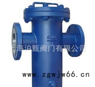 上海SRBA型铸钢/不锈钢直通篮式过滤器*沪甄/冠龙高低篮式过滤器图3