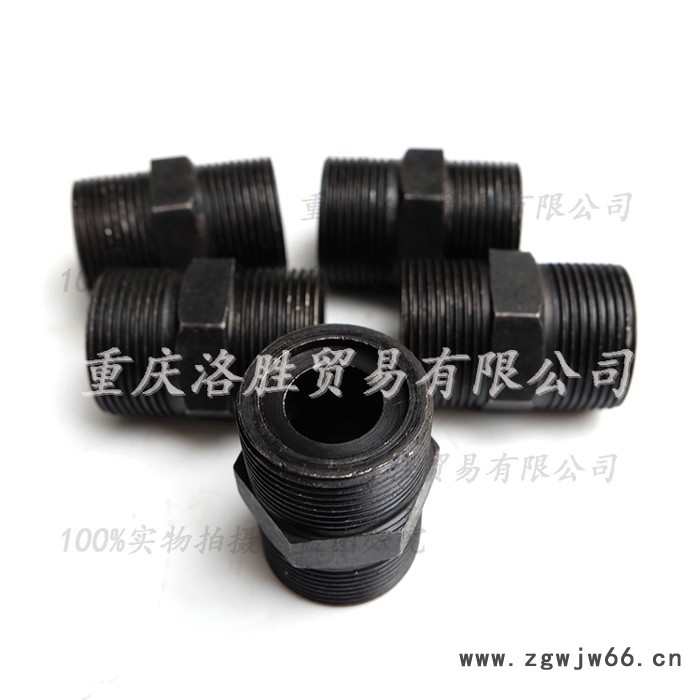 液压焊接式直通管接头 碳钢发黑高压油管接头M27*1.5密封圈接头图2