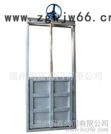 【闽嘉阀】生产焊接直通式不锈钢闸门 渠道闸门 钢制闸门图3