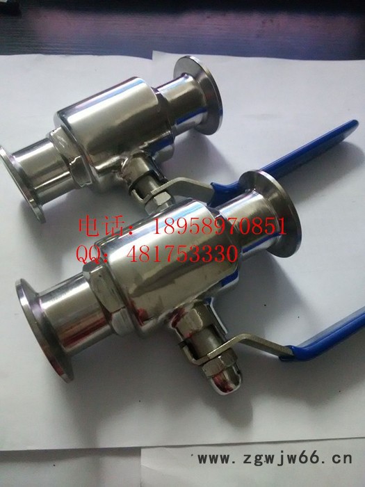 宏源Q81F球阀厂家供应卫生级外螺纹球阀直通三通外螺纹 304/316有现货 可定做 食品级外螺纹 啤酒饮料化妆品等行业图2