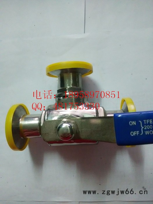 宏源Q81F球阀厂家供应卫生级外螺纹球阀直通三通外螺纹 304/316有现货 可定做 食品级外螺纹 啤酒饮料化妆品等行业图3