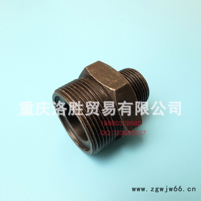 液压接头JB984焊接式端直通油管接头ZG3/4-M42*2A图3