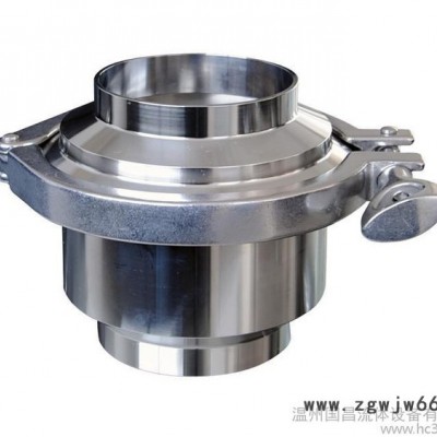 正/不锈钢304卫生级焊接止回阀/不锈钢单向阀/卡箍式直通球