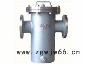 冠龙阀门SBL篮式直通过滤器-非标带法兰盲板排水系统图3