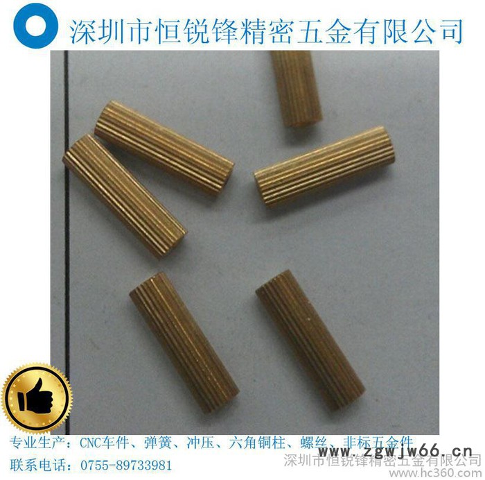 M2X10圆形直花直通双头双牙铜柱 隔离柱 安防用间隔柱图2