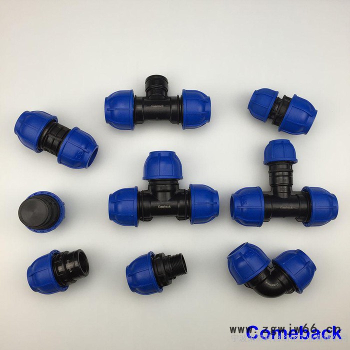 Comeback 空压机管道 来回转自动化压缩空气管道 活接式管道 D.25 相等直通快速接头 气动接头图2