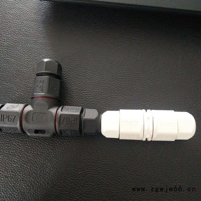 精通盛L20-2P螺丝压线直通式防水连接器图2