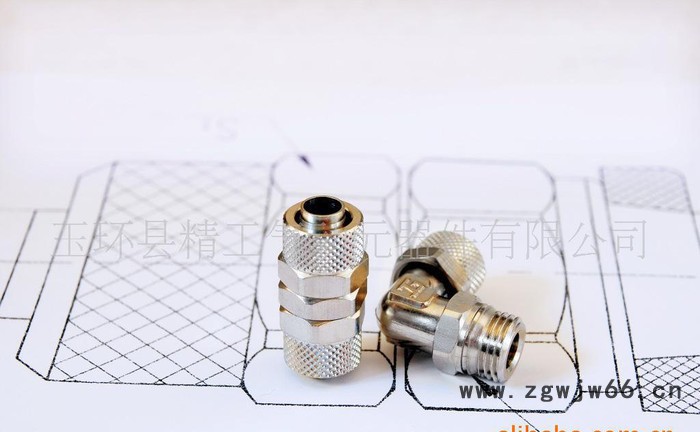 XJMS系列快拧式/锁母式气动管接头（直通、直角、三通、穿板