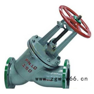 上海申欧通用阀门厂J45J-10-DN100手动直通式衬胶法兰截止阀