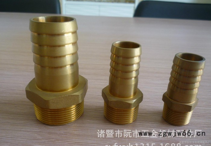 铜外丝宝塔插管接头 外螺纹直通接头 快速接头 气动接头 软管图3