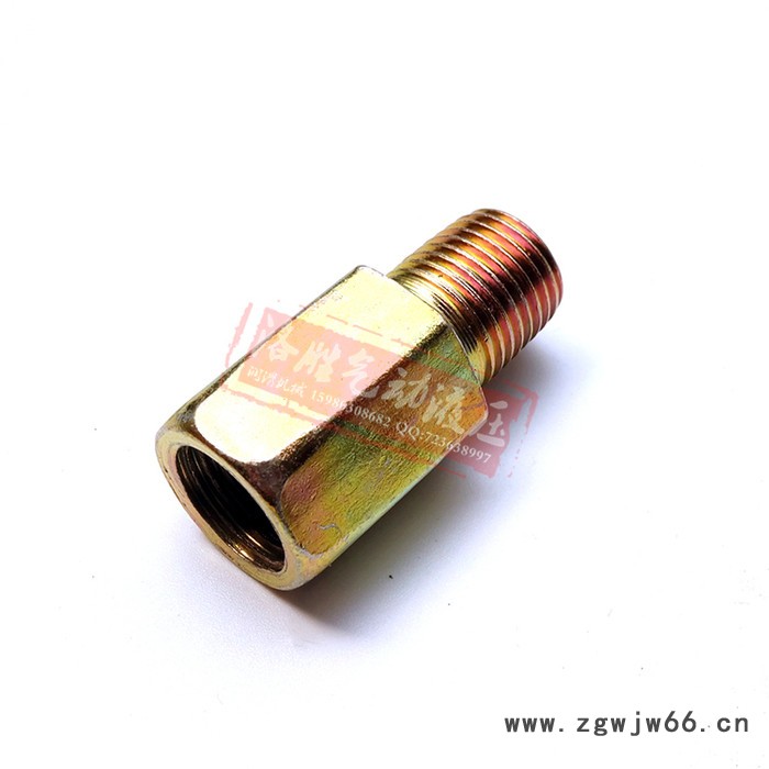 重庆高压接头 过渡接头 液压内外丝直通油管接头英制2分3分4分6分                质量保证 量大图2