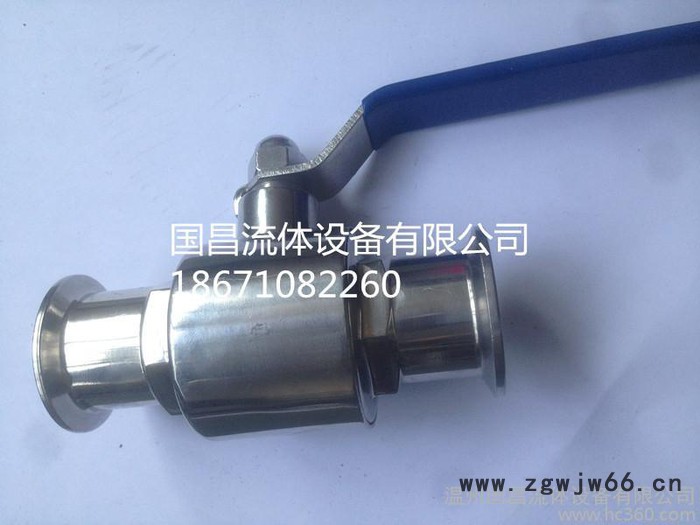 热卖不锈钢卫生级 球阀抛光快接快开直通球阀卡箍卡盘式快装球阀图3