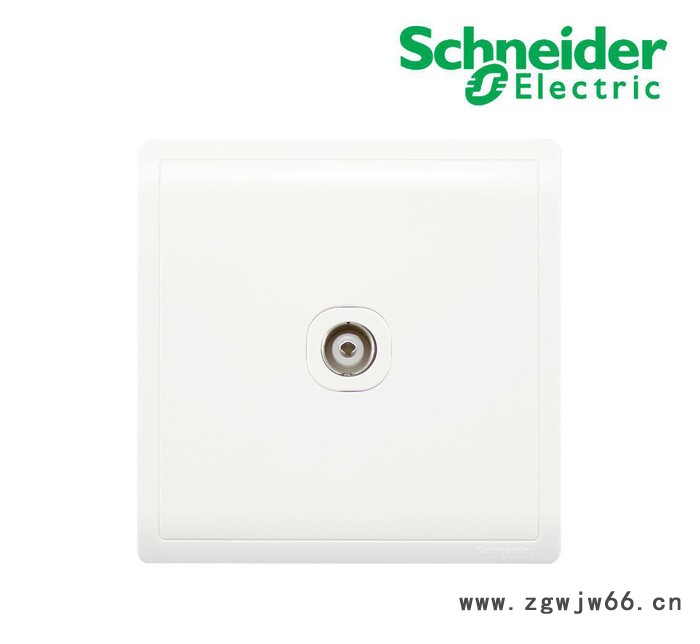 施耐德E8231TV 丰尚单联75Ω电视插座(直通贯穿连接型