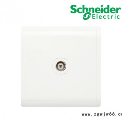 施耐德E8231TV 丰尚单联75Ω电视插座(直通贯穿连接型