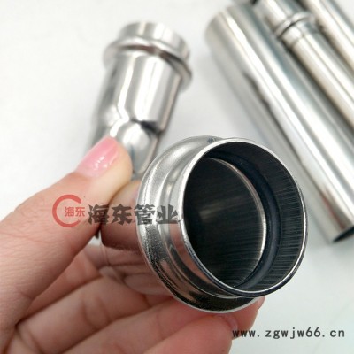 太原同乐DN15-DN80 薄壁不锈钢给水管家装自来水管接头饮用水管薄壁不锈钢卫生级管材外丝直通配件管材