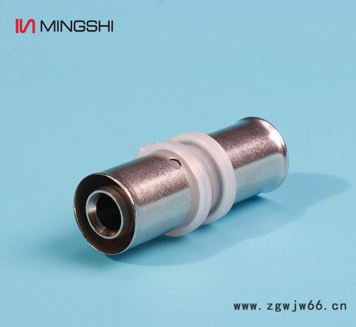 铭仕 铝塑管卡压式管件 天然气卡压式等径直通s1216 铜管图2