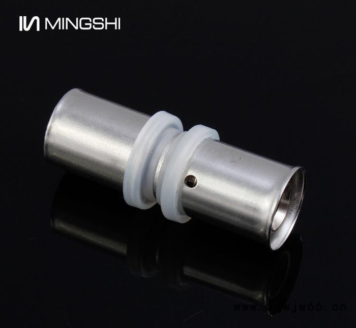 铭仕 铝塑管卡压式管件 天然气卡压式等径直通s1216 铜管