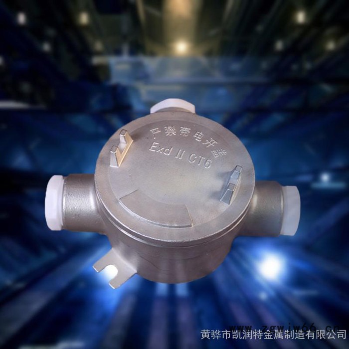 ** 不锈钢防爆接线盒 防爆分线盒 直通 三通 四通 石油化工专用 ⅡC级防爆 接线盒 支持实地验厂图3