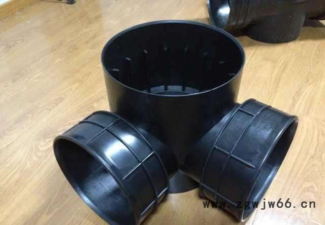 陕西塑料检查井起始井/沉泥井/井座/井筒HDPE塑料检查井三通井直通井规格型号**图2