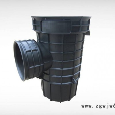 陕西塑料检查井起始井/沉泥井/井座/井筒HDPE塑料检查井三通井直通井规格型号**
